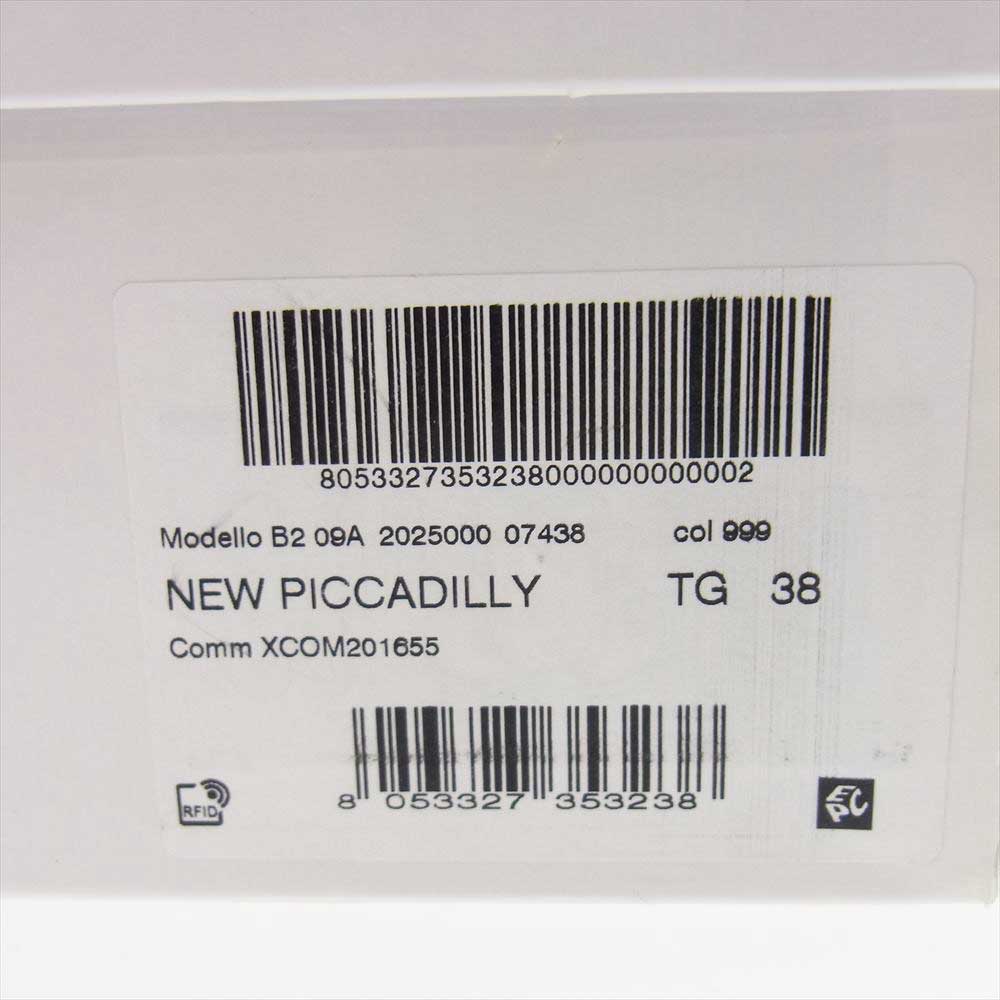 MONCLER モンクレール NEW PICCADILLY キルティング レザー ブーツ ブラック系 38【中古】