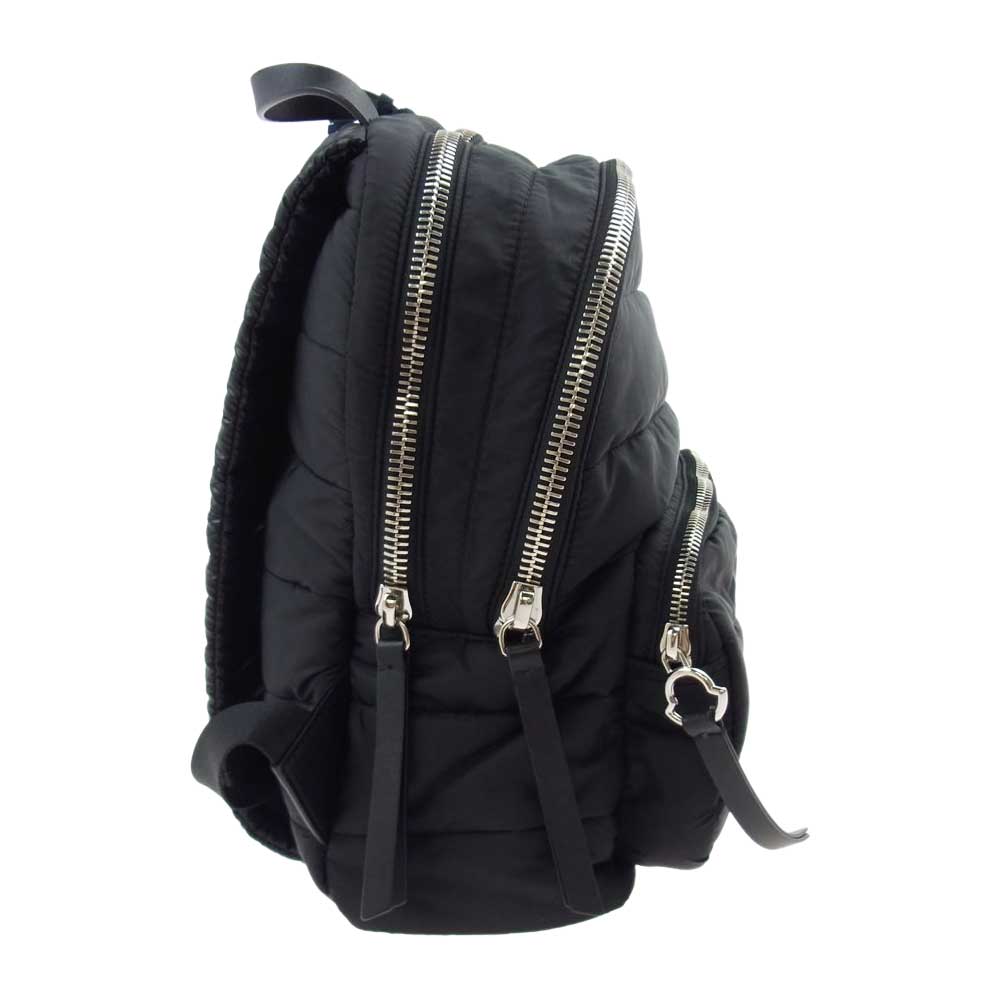 MONCLER モンクレール KILIA MM キリア MM ナイロン バックパック リュック ブラック系【美品】【中古】