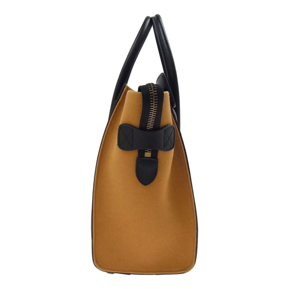 CELINE セリーヌ マイクロ ラゲージ キャンバス レザー ハンド バッグ マルチカラー系【中古】
