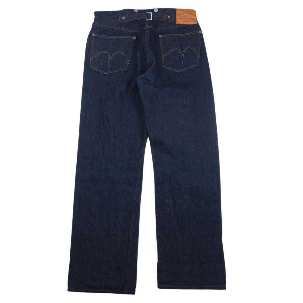 WAREHOUSE ウエアハウス Lot 1001XX 1915MODEL ボタンフライ サスペンダーボタン インディゴ デニム パンツ インディゴブルー系 32【中古】