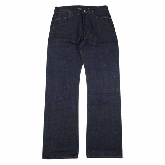 WAREHOUSE ウエアハウス Lot 1000 阪急メンズ 東京店 オープン記念 モデル ボタン フライ デニム パンツ インディゴブルー系 33【美品】【中古】