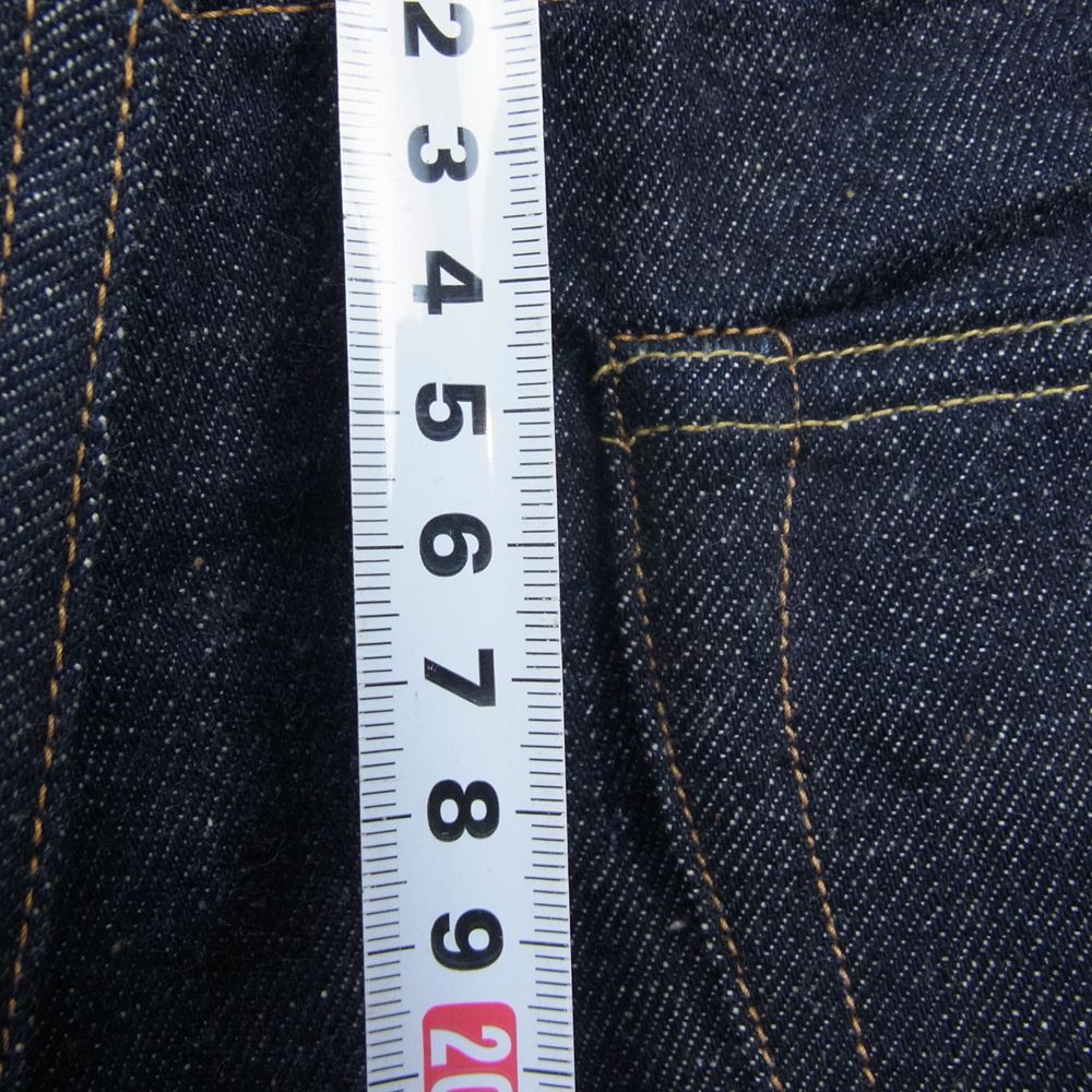 WAREHOUSE ウエアハウス Lot 1000 阪急メンズ 東京店 オープン記念 モデル ボタン フライ デニム パンツ インディゴブルー系 33【美品】【中古】