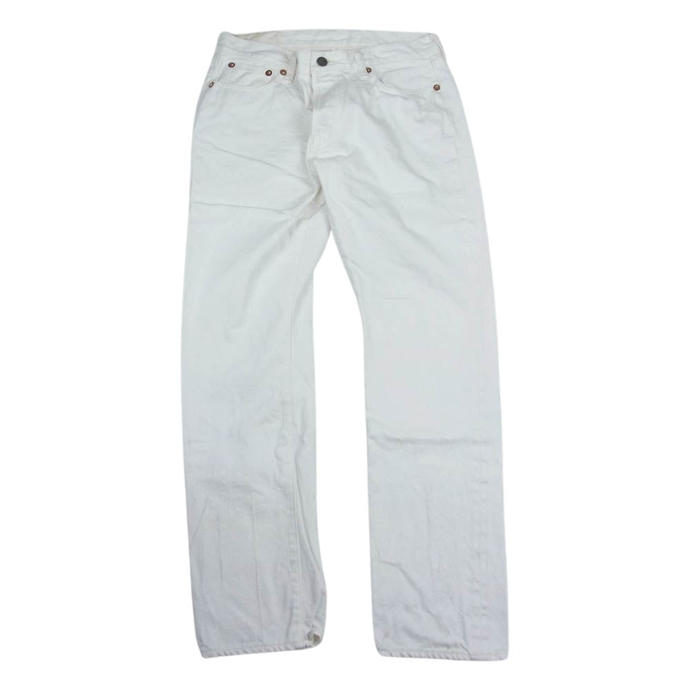 The REAL McCOY'S ザリアルマッコイズ 991WH JOE McCOY ジョーマッコイ ホワイト デニム パンツ ホワイト系 29【中古】