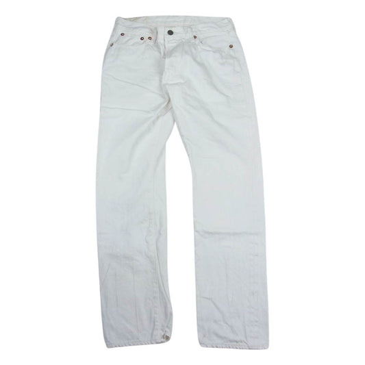 The REAL McCOY'S ザリアルマッコイズ 991WH JOE McCOY ジョーマッコイ ホワイト デニム パンツ ホワイト系 29【中古】