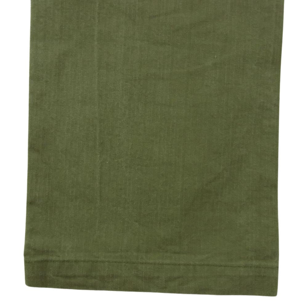 サイクルマン 41 Trousers ヘリンボーン トラウザー パンツ カーキ系 30【中古】