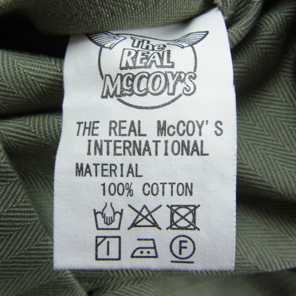 The REAL McCOY'S ザリアルマッコイズ P-44 UTILITY TROUSERS モンキーパンツ ミリタリー パンツ カーキ系【中古】