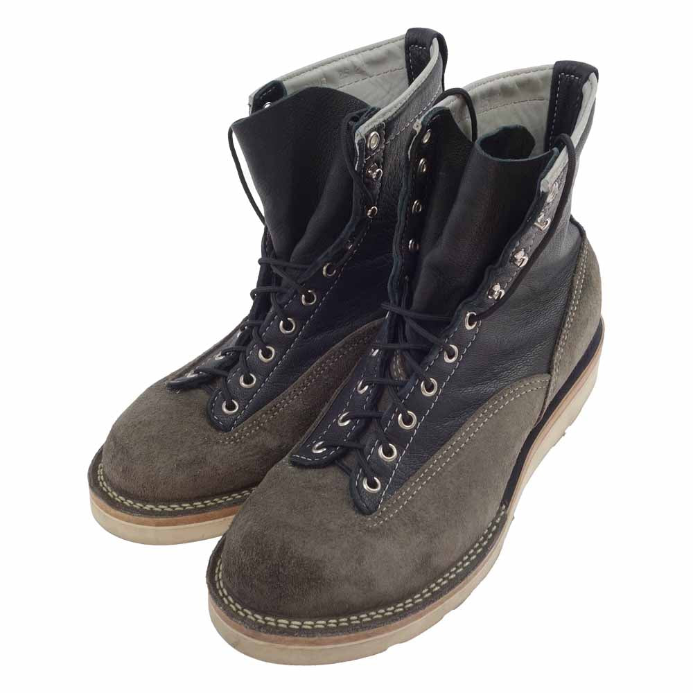 WESCO ウエスコ 2TONE JOBMASTER Raptor Sole 2トーン ジョブマスター ブーツ ブラック系 グレー系 内側実寸サイズ約27.5㎝【中古】