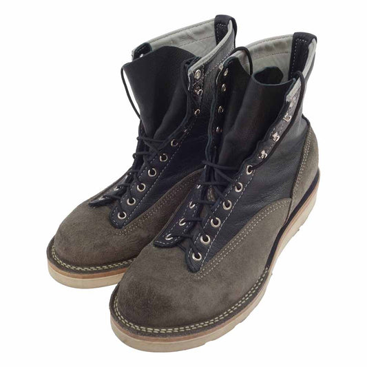 WESCO ウエスコ 2TONE JOBMASTER Raptor Sole 2トーン ジョブマスター ブーツ ブラック系 グレー系 内側実寸サイズ約27.5㎝【中古】