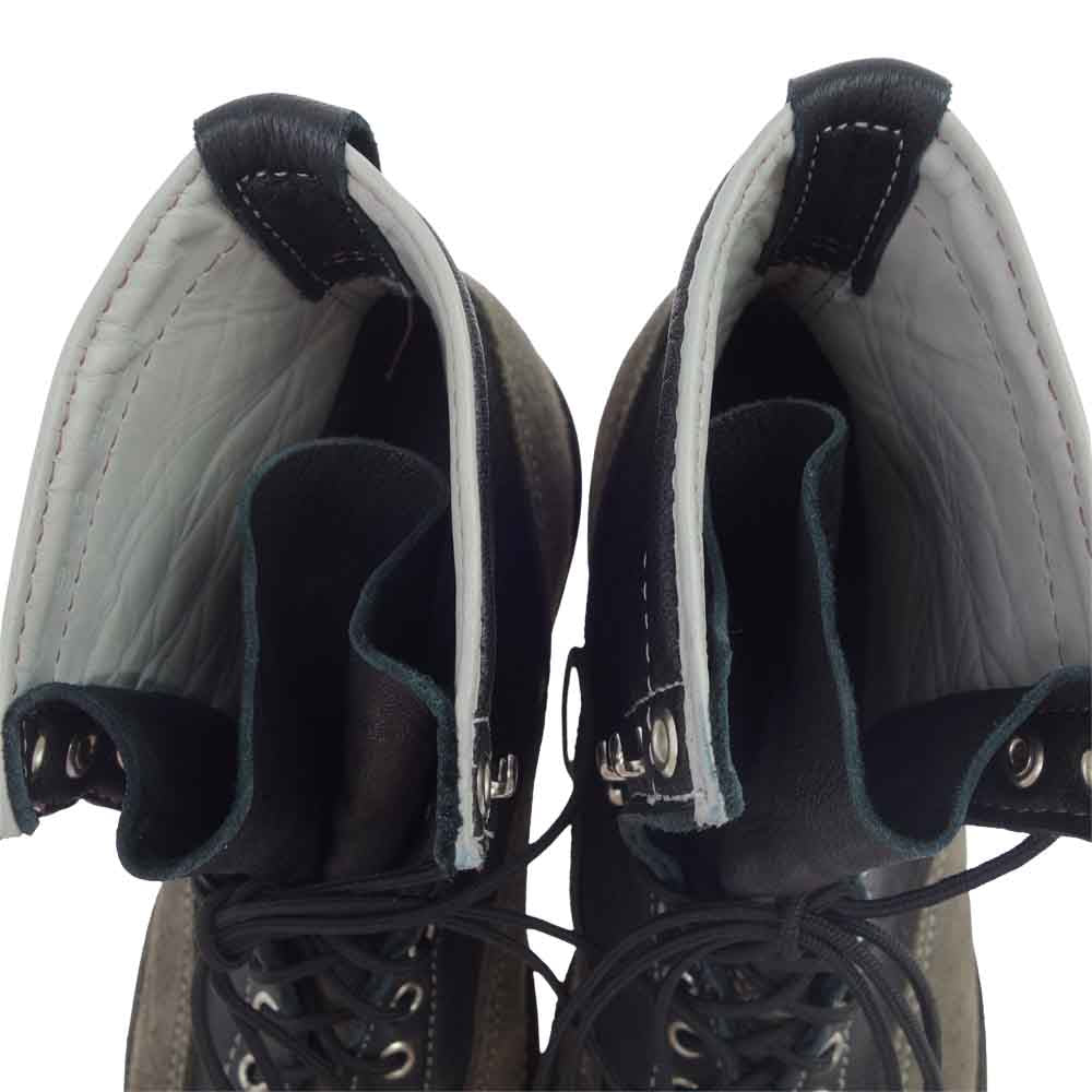 WESCO ウエスコ 2TONE JOBMASTER Raptor Sole 2トーン ジョブマスター ブーツ ブラック系 グレー系 内側実寸サイズ約27.5㎝【中古】