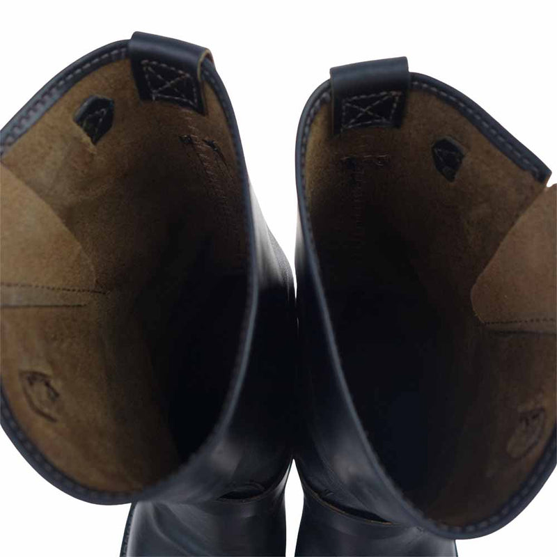 WESCO ウエスコ 茶芯 BOSS Black Double Shot Leather 430 Sole ボス ノンスチールトゥ エンジニア ブーツ ブラック系 ９1/2【中古】