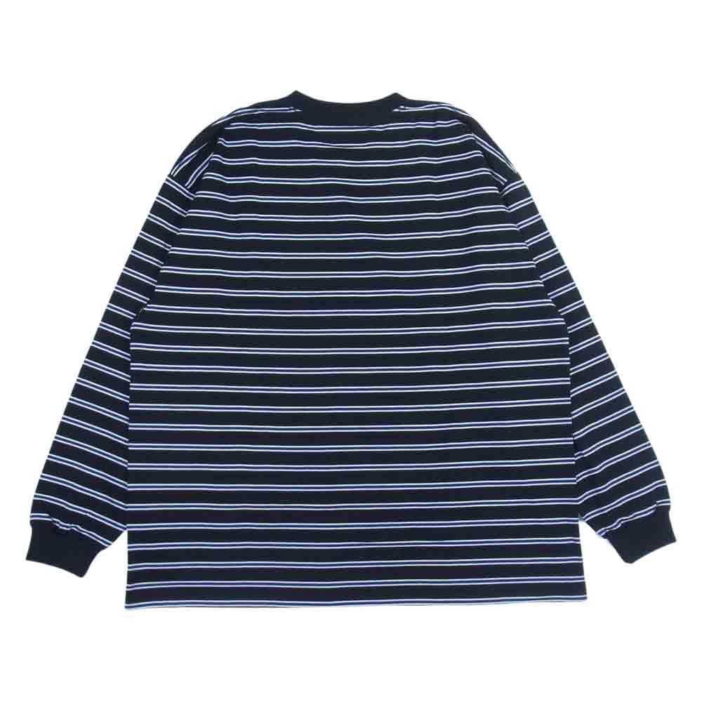 DESCENDANT ディセンダント 22AW 222ATDS-CSM08 HORIZONTAL STRIPE LS ブラック系 3【新古品】【未使用】【中古】