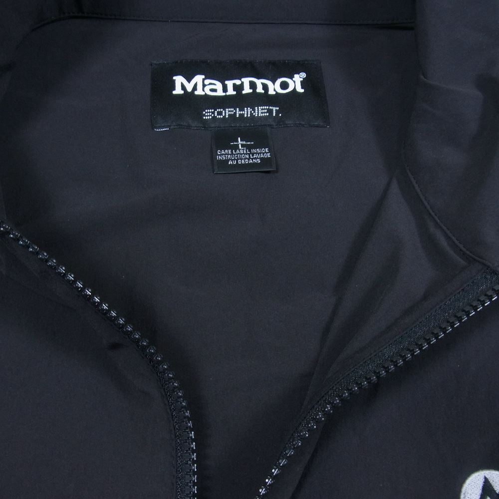 SOPH ソフ SOPH-220001 Marmot マーモット STAND COLLAR TRACK JACKET スタンドカラー トラックジャケット ブラック系 L【中古】