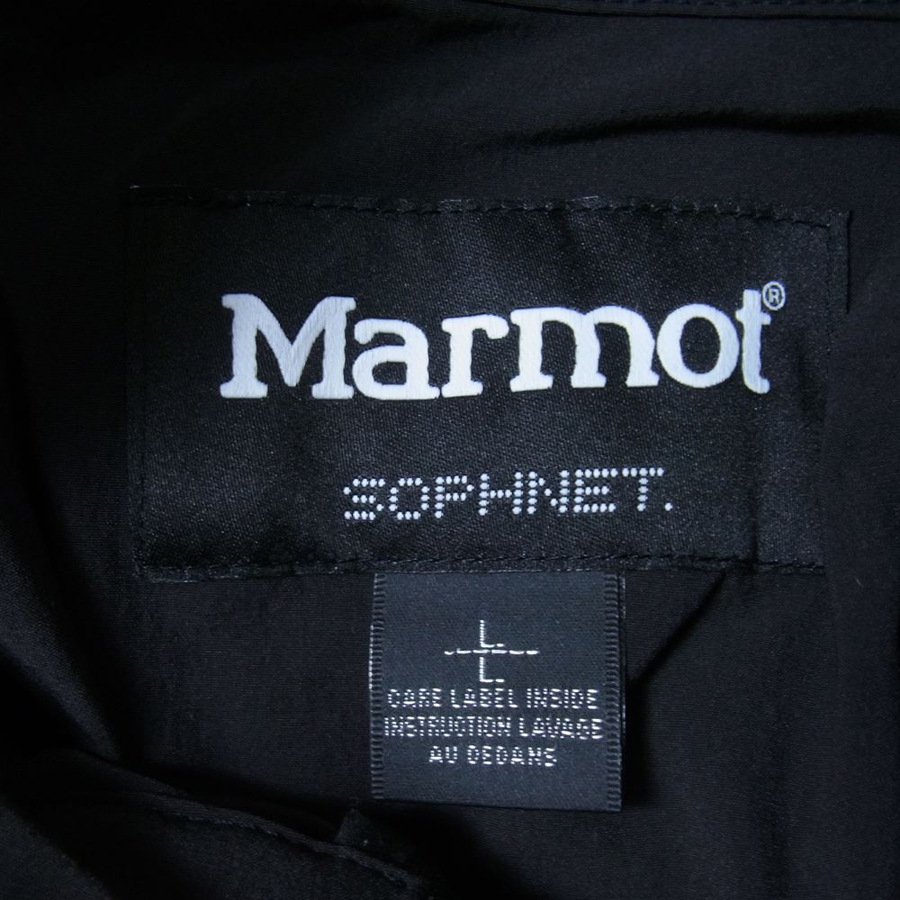 SOPH ソフ SOPH-220001 Marmot マーモット STAND COLLAR TRACK JACKET スタンドカラー トラックジャケット ブラック系 L【中古】