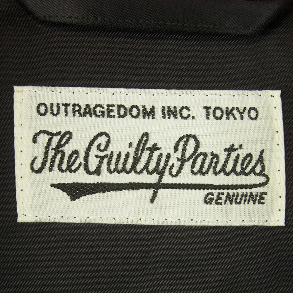 WACKO MARIA ワコマリア GUILTY PARYIES PARADISE TOKYO 天国東京 レオパード コーデュロイ フルジップ ジャケット ブラウン系 M【中古】