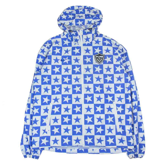 F.C.R.B. エフシーアールビー 577346-489 FIVE WARM UP ファイブ ウォーム アップ ジャケット  ホワイト系 ブルー系 L【中古】