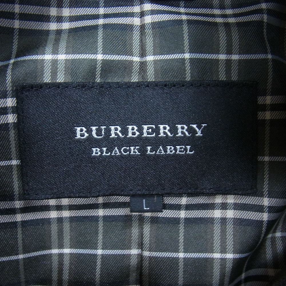 BURBERRY バーバリー D1F19-419-78 BLACK LABEL ブラック レーベル ロード マスター ジャケット カーキ系 ブラウン系 L【中古】