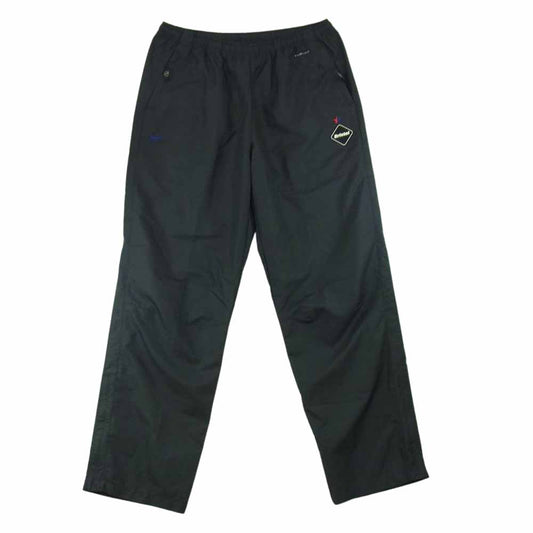 F.C.R.B. エフシーアールビー CLIMA-FIT クリマ フィット ロゴ ナイロン リップストップ パンツ ブラック系 L【中古】