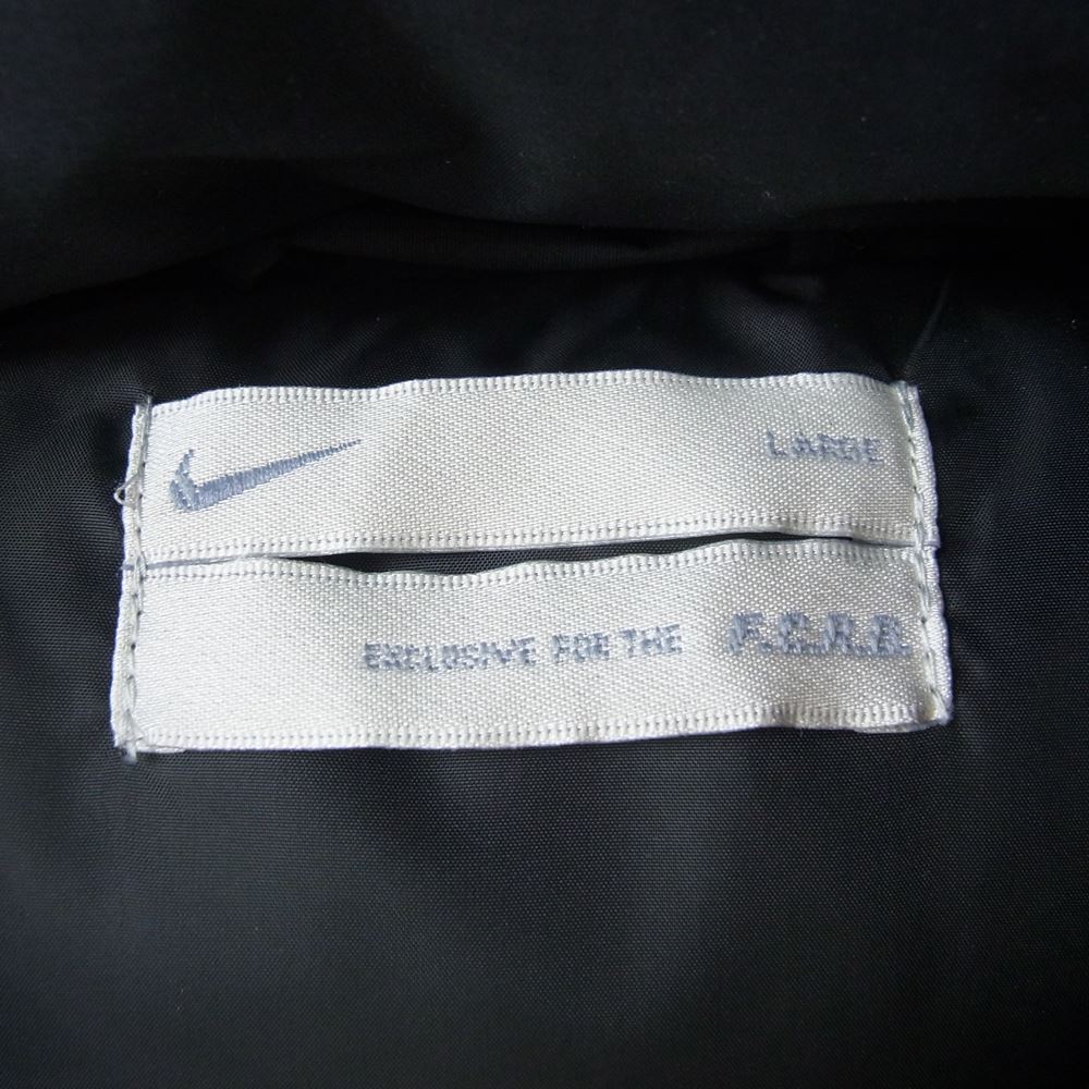 F.C.R.B. エフシーアールビー 534629-010 × mastermind JAPAN  マスターマインドジャパン × NIKE ナイキ DOWN VEST ロゴ フーディ ダウン ベスト ブラック系 L【中古】