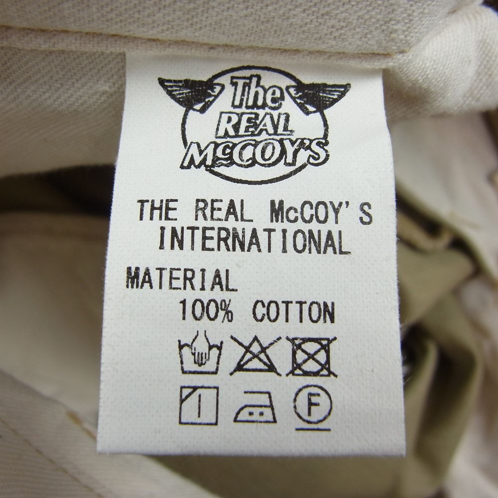 The REAL McCOY'S ザリアルマッコイズ U.S.ARMY 41 KHAKI TROUSERS アーミー トラウザー チノ パンツ ベージュ系 30【中古】