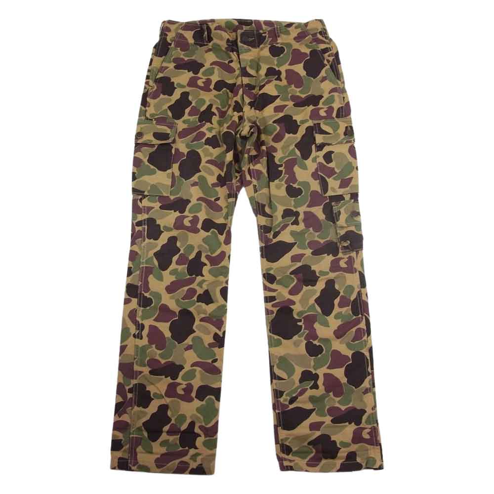 The REAL McCOY'S ザリアルマッコイズ MP21005 BEO GAM CAMOUFLAGE TROUSERS ベオガム カモ 迷彩 パンツ ブラウン系 グリーン系【中古】