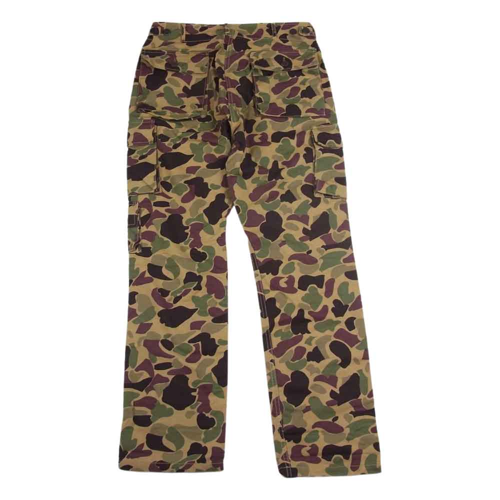 The REAL McCOY'S ザリアルマッコイズ MP21005 BEO GAM CAMOUFLAGE TROUSERS ベオガム カモ 迷彩 パンツ ブラウン系 グリーン系【中古】