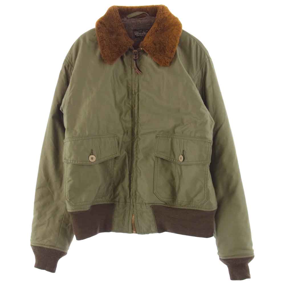 The REAL McCOY'S ザリアルマッコイズ TYPE B-10 REAL McCOY MFG. CO. フライト ミリタリー ジャケット カーキ系 40【中古】