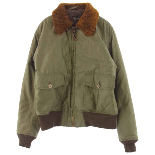 The REAL McCOY'S ザリアルマッコイズ TYPE B-10 REAL McCOY MFG. CO. フライト ミリタリー ジャケット カーキ系 40【中古】