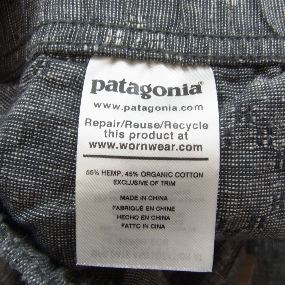 patagonia パタゴニア 21SS 56591 21年製 ウィメンズ アイランド ヘンプ ビーチ パンツ グレー系 S【新古品】【未使用】【中古】