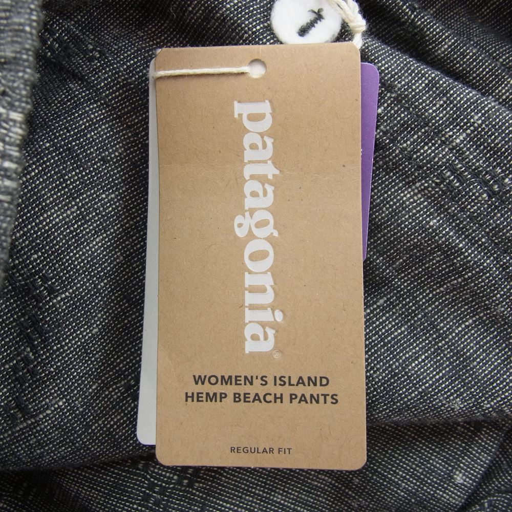 patagonia パタゴニア 21SS 56591 21年製 ウィメンズ アイランド ヘンプ ビーチ パンツ グレー系 S【新古品】【未使用】【中古】