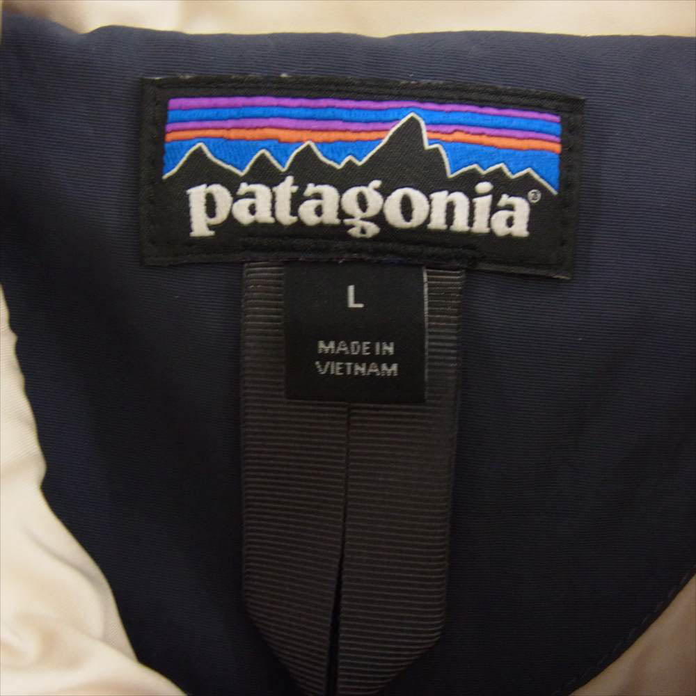 patagonia パタゴニア 21AW 25115 21年製 Women's Dusty Mesa Parka ウィメンズ ダスティ メサ フリース フルジップ パーカー コート ホワイト系 L【中古】