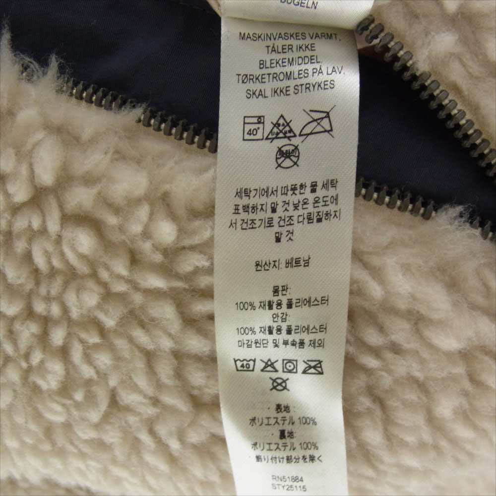 patagonia パタゴニア 21AW 25115 21年製 Women's Dusty Mesa Parka ウィメンズ ダスティ メサ フリース フルジップ パーカー コート ホワイト系 L【中古】