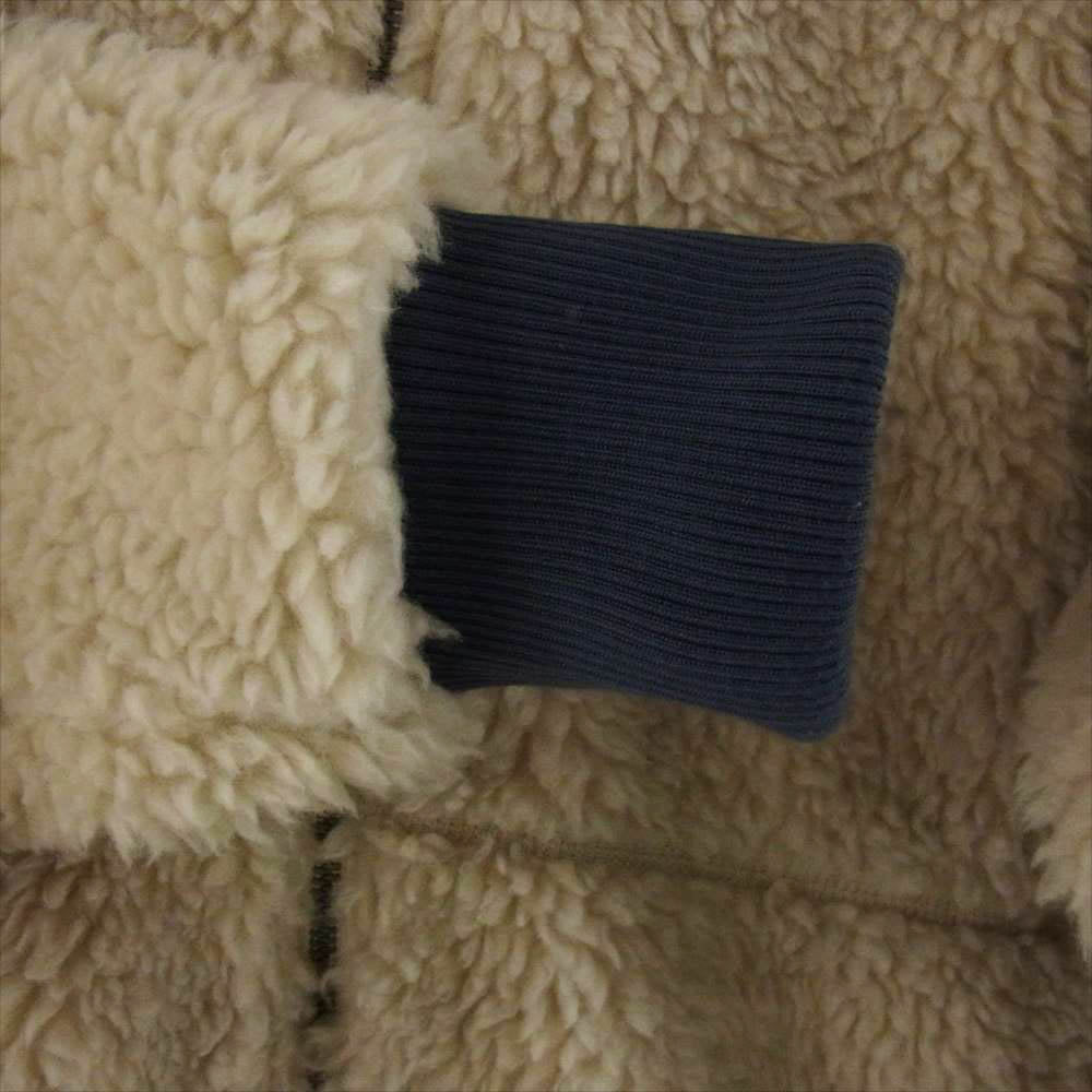 patagonia パタゴニア 21AW 25115 21年製 Women's Dusty Mesa Parka ウィメンズ ダスティ メサ フリース フルジップ パーカー コート ホワイト系 L【中古】