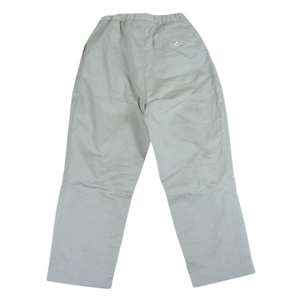 The REAL McCOY'S ザリアルマッコイズ JOE McCOY ベルトレス 1タック パンツ ベージュ系 34【中古】