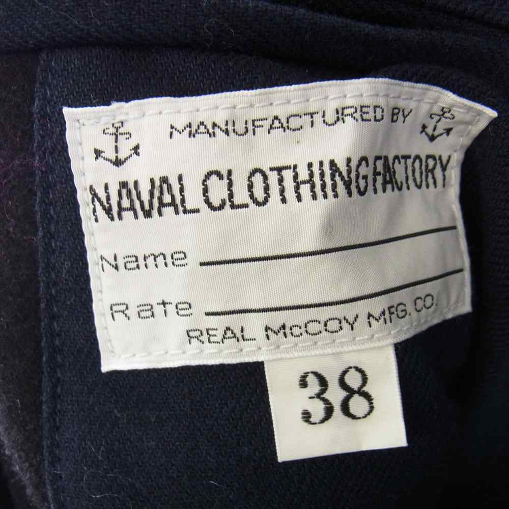 The REAL McCOY'S ザリアルマッコイズ U.S.NAVY PEA COAT WWⅡ ピーコート ブラック系 38【中古】