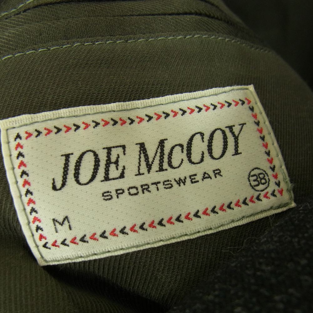 The REAL McCOY'S ザリアルマッコイズ JOE McCOY 1950S WOOL SPORTS COAT ウール スポーツ コート テーラード ジャケット ダークグレー系 M【中古】