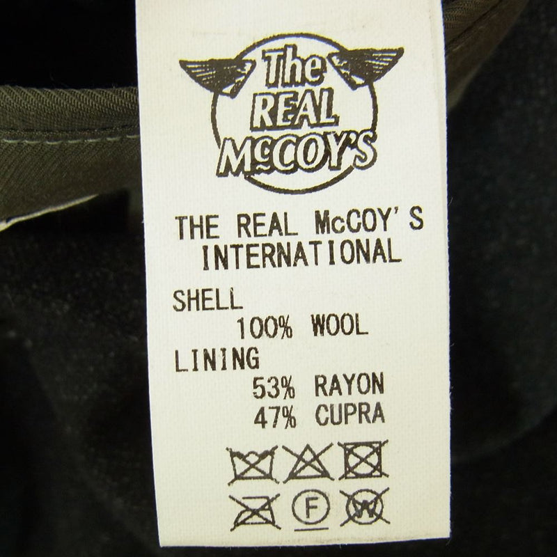 The REAL McCOY'S ザリアルマッコイズ JOE McCOY 1950S WOOL SPORTS COAT ウール スポーツ コート テーラード ジャケット ダークグレー系 M【中古】