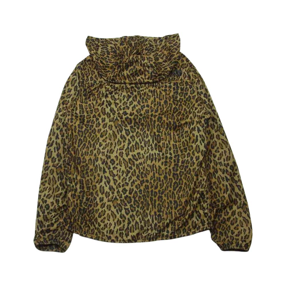 THE NORTH FACE ノースフェイス NP2353N Mountain Wind Parka マウンテン ウィンド パーカー ジャケット レオパード ブラウン系 S【中古】