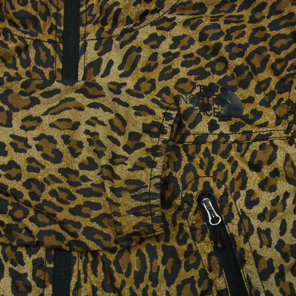 THE NORTH FACE ノースフェイス NP2353N Mountain Wind Parka マウンテン ウィンド パーカー ジャケット レオパード ブラウン系 S【中古】