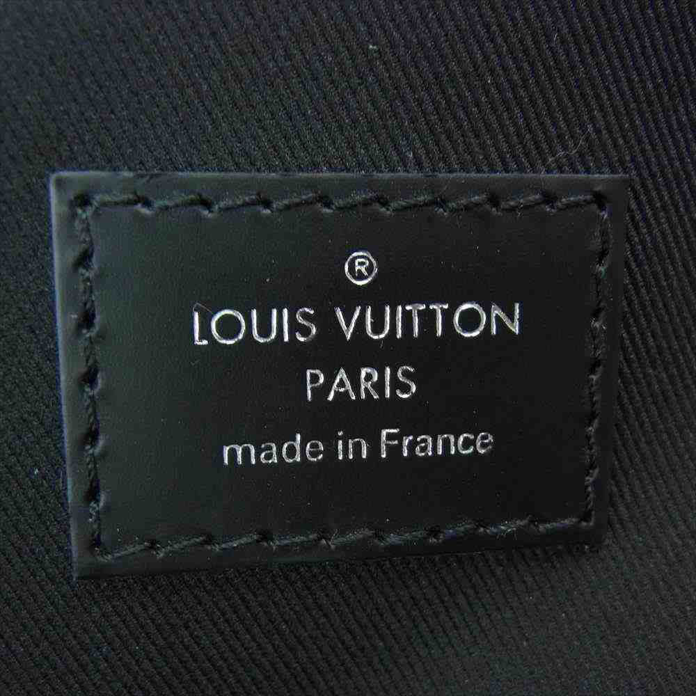 LOUIS VUITTON ルイ・ヴィトン N41056 ダミエ アヴェニュー トラベル ステッカー スリング ショルダー バッグ ブラック系 グレー系【中古】