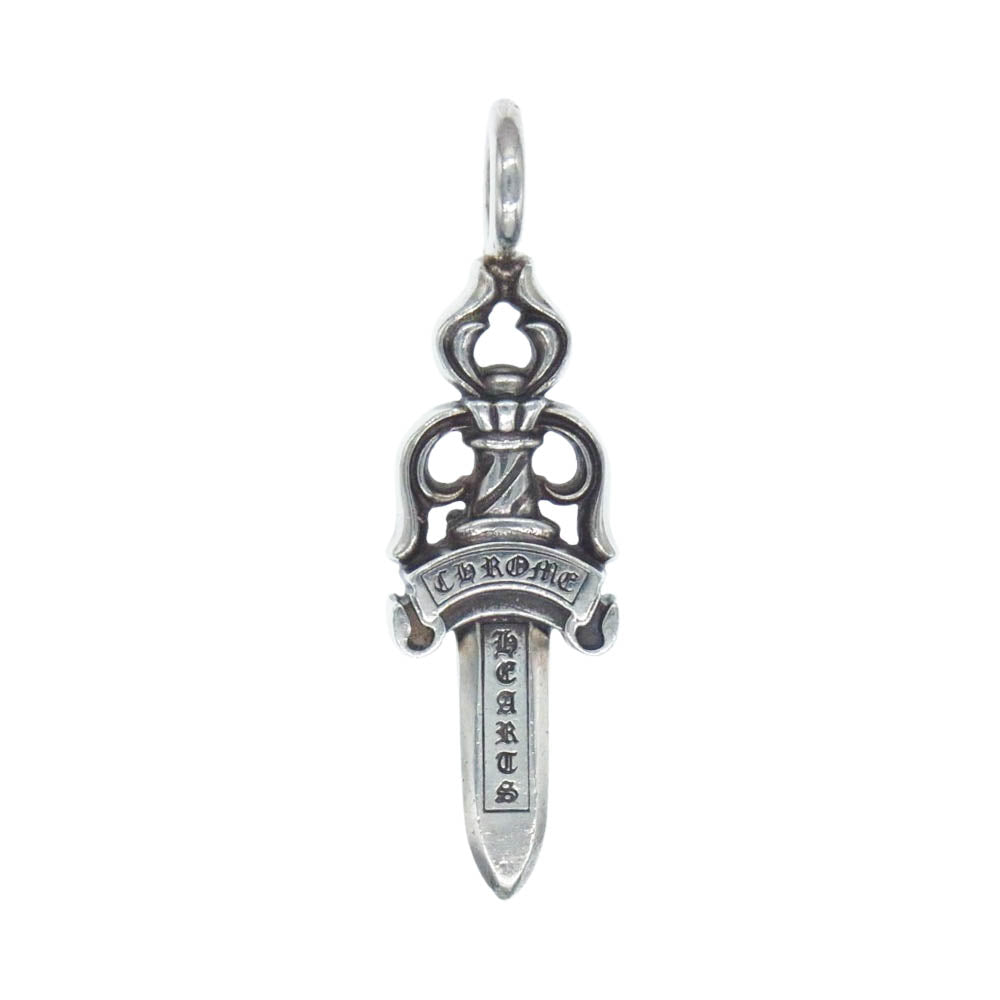 CHROME HEARTS クロムハーツ（原本無） DBL DAGGER ダブルダガー ペンダント シルバー系【中古】