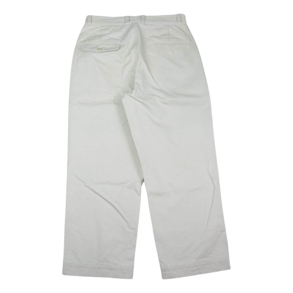フランネル BBZ22002102A0002 2タック チノ トラウザー パンツ オフホワイト系 3【中古】