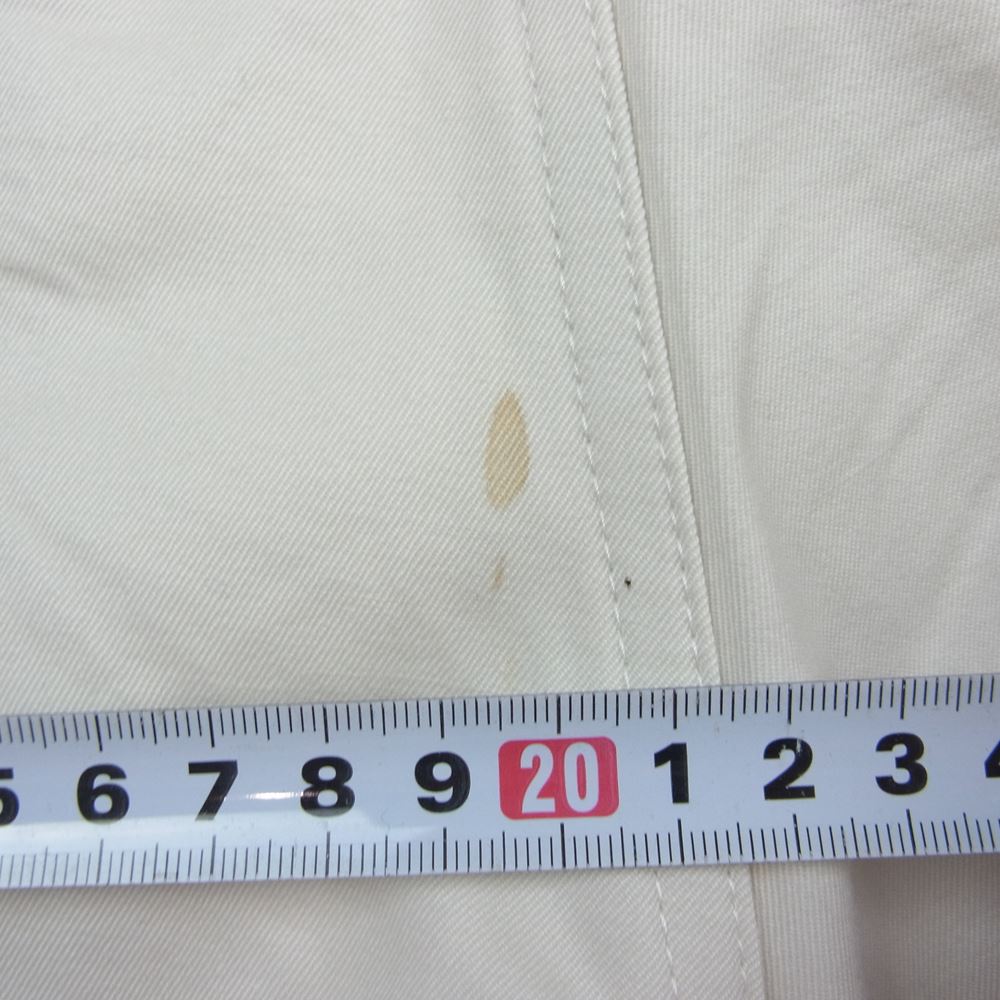 フランネル BBZ22002102A0002 2タック チノ トラウザー パンツ オフホワイト系 3【中古】