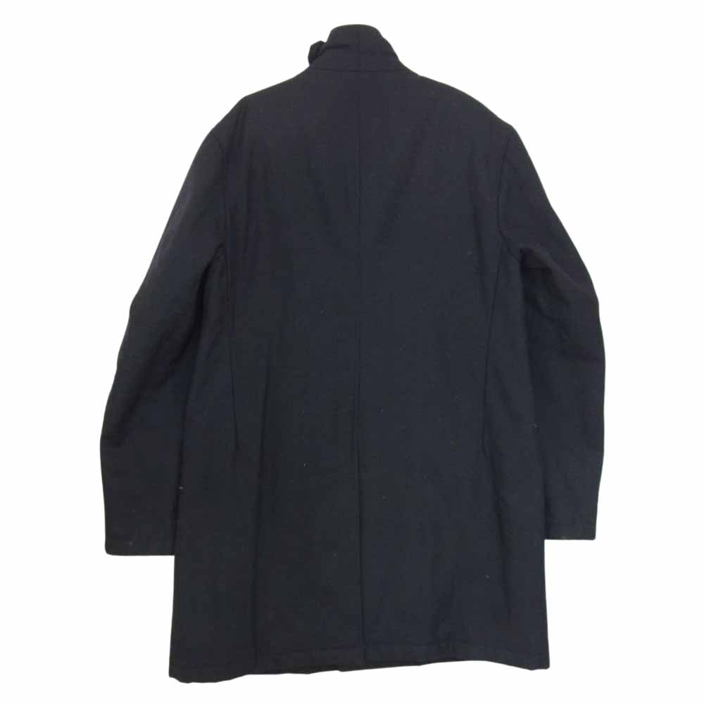 Engineered Garments エンジニアードガーメンツ 中綿キルティング ウール 比翼 コート ネイビー系 S【中古】
