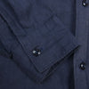 COMOLI コモリ 16AW J03-02003 コットンネル オープンカラー 長袖 シャツ ネイビー系【中古】