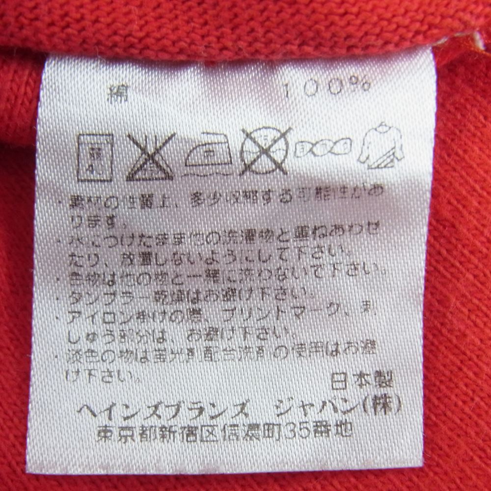 STANDARD CALIFORNIA スタンダードカリフォルニア Champion チャンピオン 77 フットボール 七分袖 Tシャツ レッド系 L【中古】