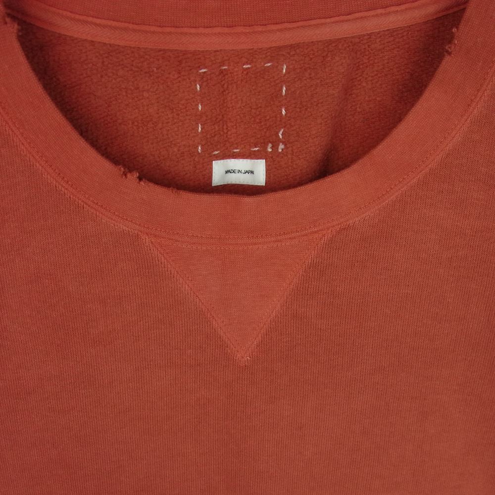 VISVIM ビズビム 20SS 0120105010015 JUMBO SWEAT L/S UNEVEN DYE ジャンボ 長袖 クルーネック スウェット 赤みがかった橙系 2【中古】