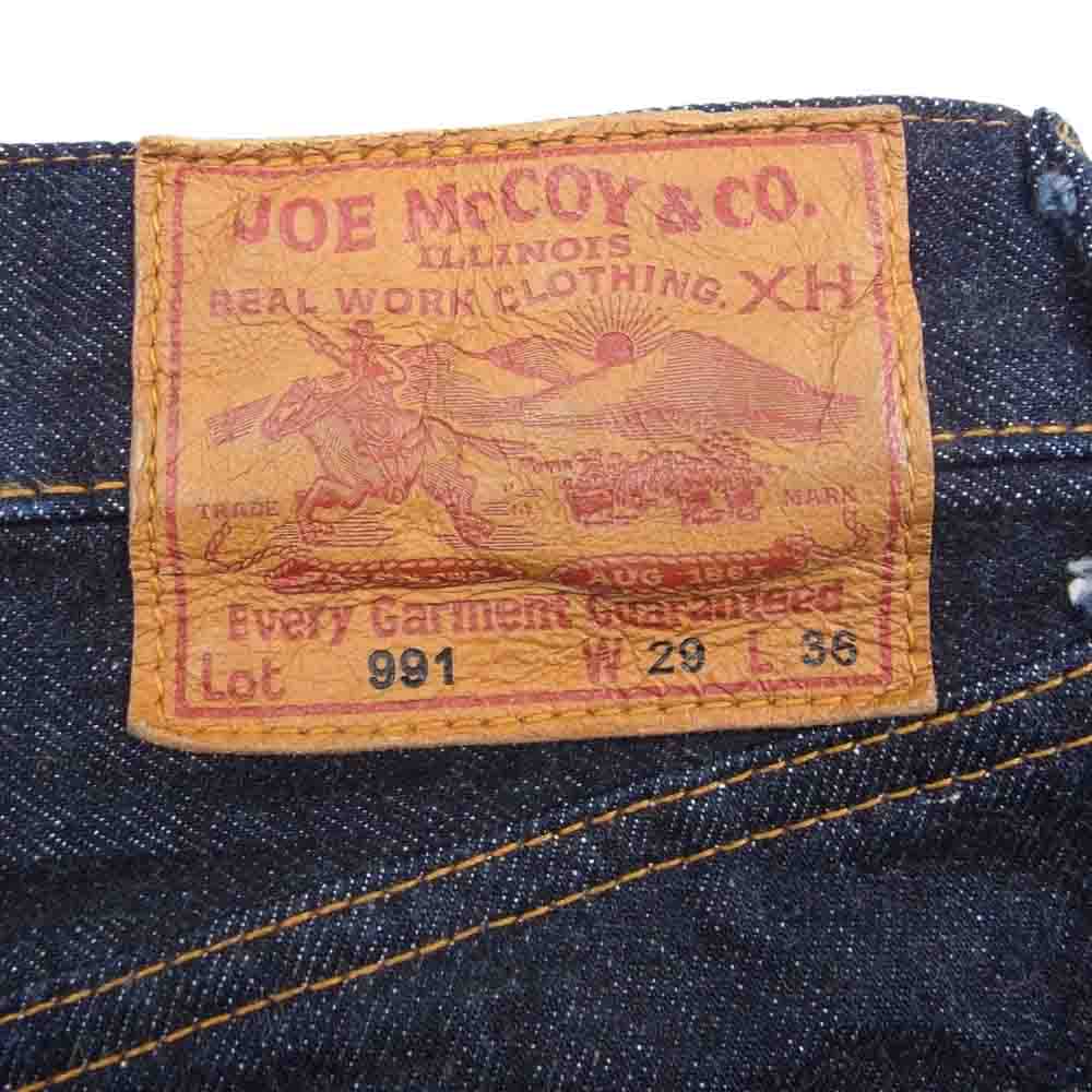 The REAL McCOY'S ザリアルマッコイズ Lot 991 991 テーパード デニム パンツ W29【中古】