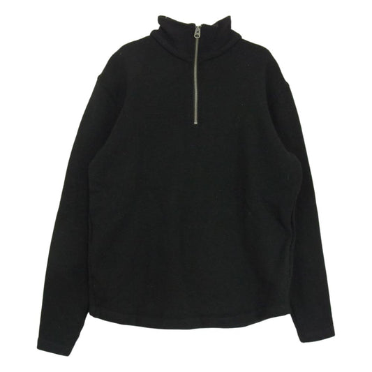 ディーエン ハーフジップ セーター ニット ブラック ブラック系 M【中古】