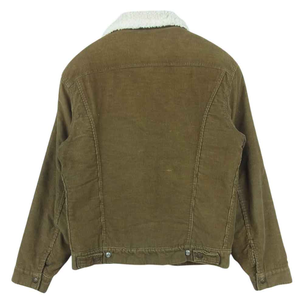 Levi's リーバイス 70s~80s 70608 1529 裏ボア コーデュロイ ジャケット コットン オリーブ系 36【中古】
