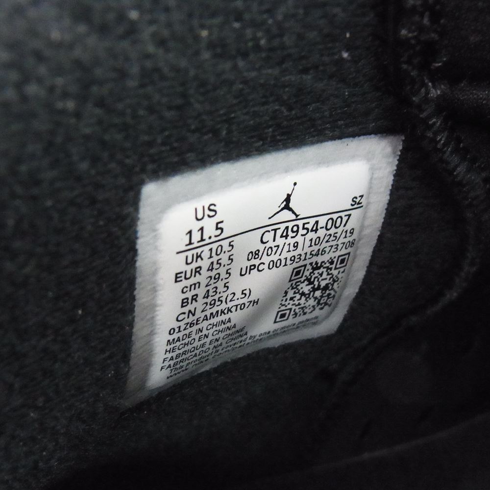 NIKE ナイキ CT4954-007 AIR JORDAN 6 RETRO DMP BLACK METALLIC GOLD エア ジョーダン 6 レトロ ブラック系 29.5【中古】